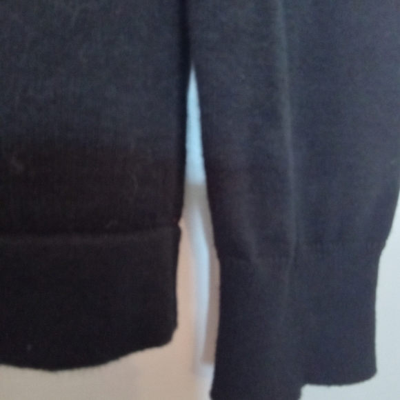 Merona Black Long Sleeve V Neck Boyfriend Cardigan - Picture 11 of 11